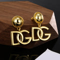 18K DG Gold Earrings